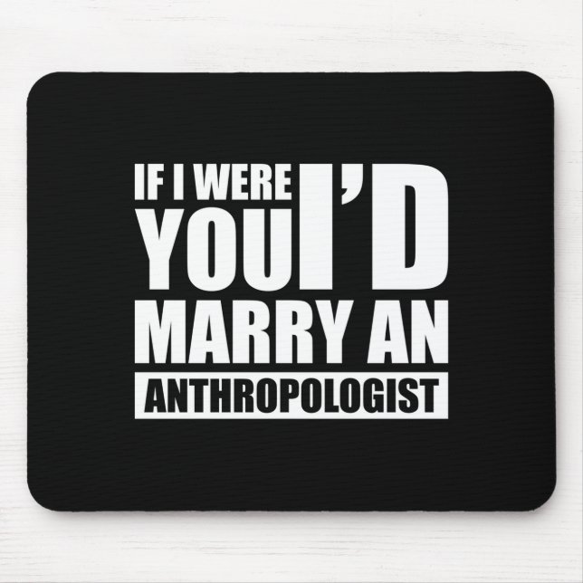 Cute Anthropologist Sociologist Apparel Long Sleev Mouse Mat (Front)