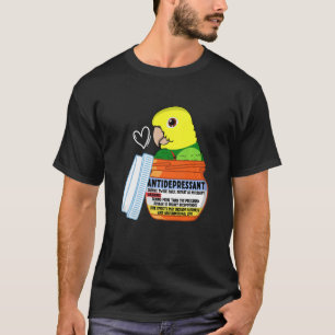 Cute Antidepressant Parrot I Double Yellow-headed T-Shirt