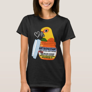 Cute Antidepressant Parrot I Jenday Conure T-Shirt