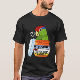 Cute Antidepressant Parrot I Red-headed Mexican Am T-Shirt
