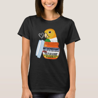 Cute Antidepressant Parrot I White-bellied Caique  T-Shirt