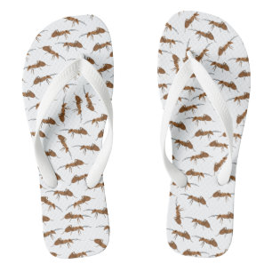 Cute Ants Pattern Flip Flops