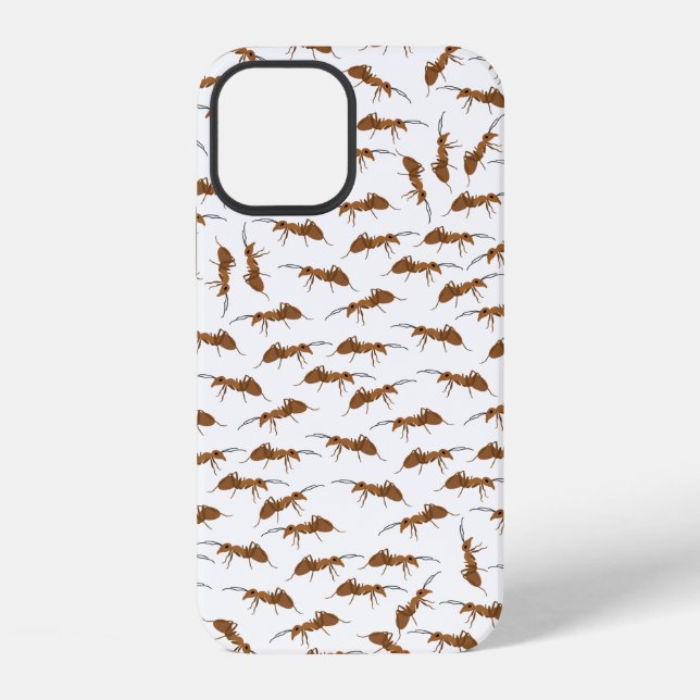 Cute Ants Pattern iPhone Case (Back)