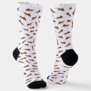 Cute Ants Pattern Socks
