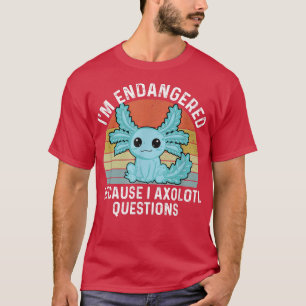 Cute Aolotl Girls Boys Kids Vintage Aolotl Tee