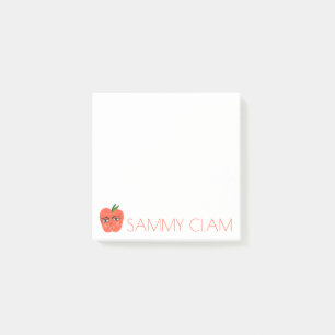 CUTE Apple Fruit Food CUSTOM Illustration Shopping Post-it Notes