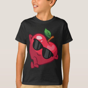 Cute Apple Fruit Relaxing Lazy Apple T-Shirt