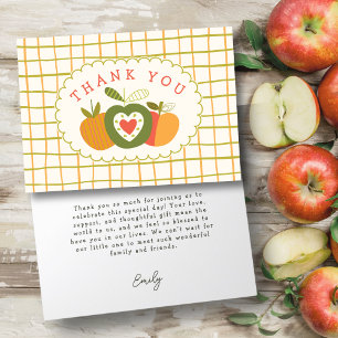 Cute Apple of Our Eye Baby Shower Thank You
