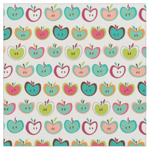 Cute apple pattern fabric