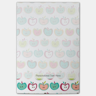 Cute apple pattern post-it notes