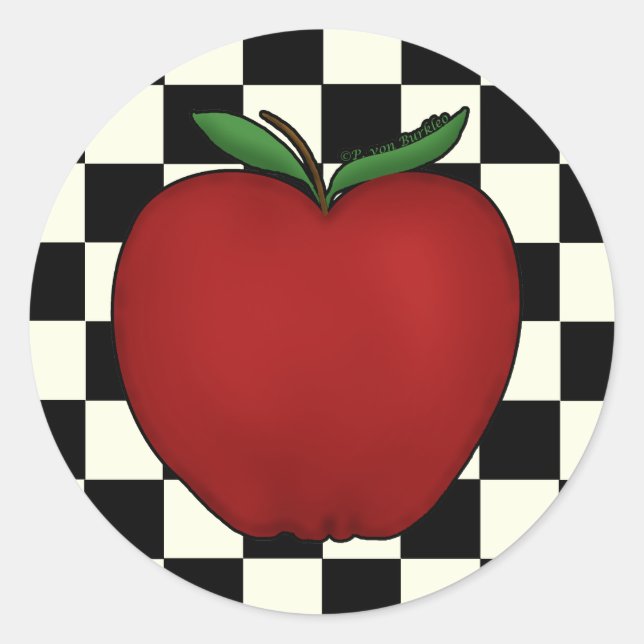 Cute Apple Stickers (Front)