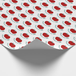Cute Apple Wrapping Paper