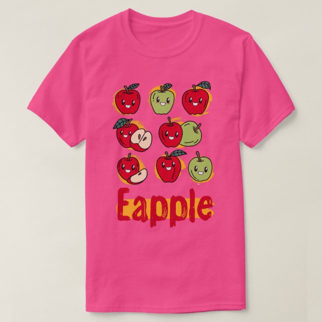 Cute Apples Eapple 2 T-Shirt (Design Front)