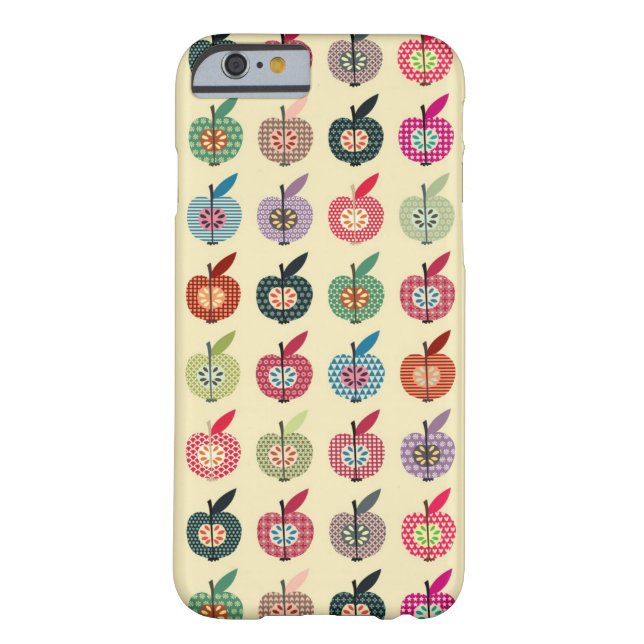 Cute Apples in Retro Style Case-Mate iPhone Case (Back)