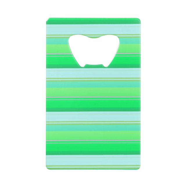 Cute aqua green stripes (Front)