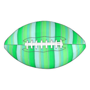 Cute aqua green stripes american football