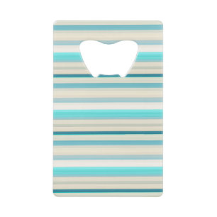 Cute aqua white stripes