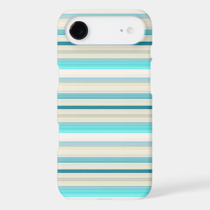 Cute aqua white stripes
