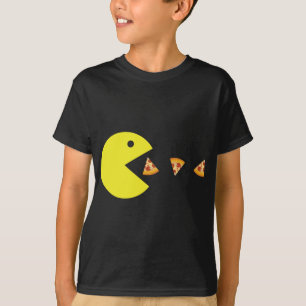 Cute Arcade Game Playing Funny Pizza Gift For Men T-Shirt