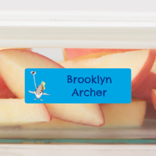 Cute Archerfish cartoon personalised