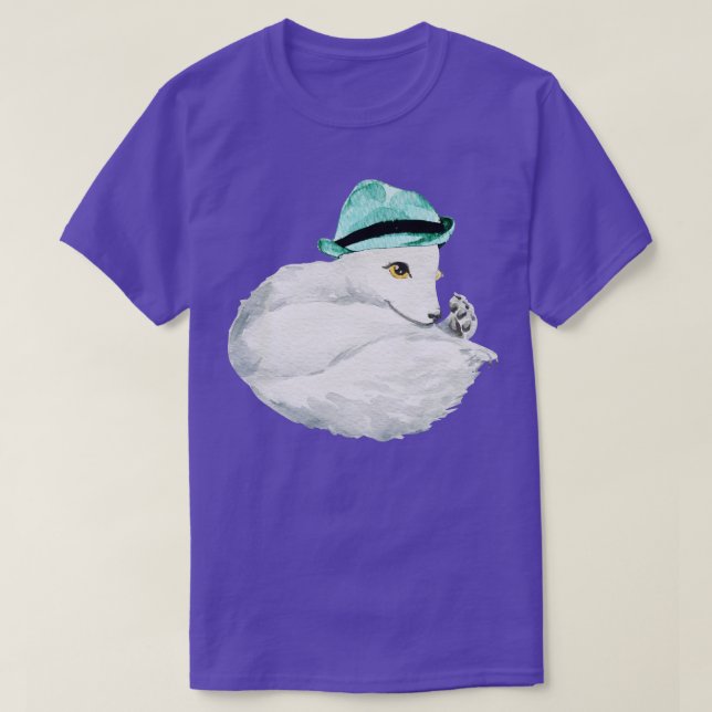 Cute arctic fox 2 T-Shirt (Design Front)