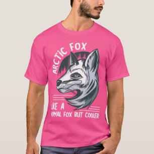 Cute Arctic Like A Normal Fox Landscape Arctic Fox T-Shirt
