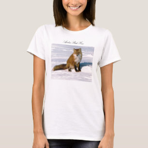 Cute Arctic Red Fox Long Sleeve T-Shirt