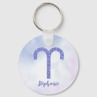 Cute Aries Sign Personalized Purple