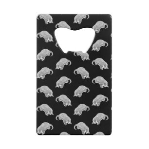 Cute Armadillo Print Pattern Animal Design Black