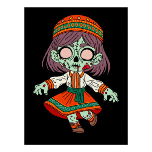 Cute Armenian Zombie Poster
