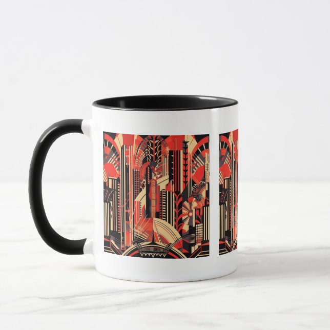 Cute Art Deco lovers  Mug (Left)