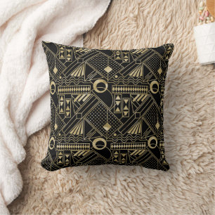 Cute art deco pattern decor pillow