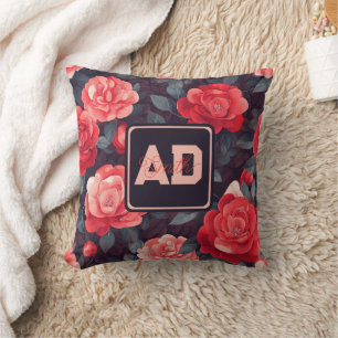 Cute Artisan Rose Keepsake Pillow