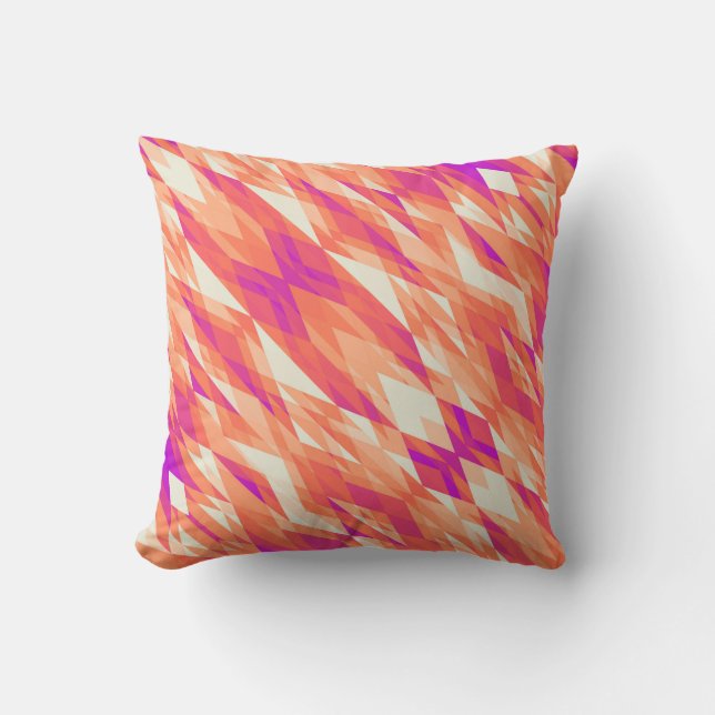 Cute artistic geometric patterns cushion (Front)