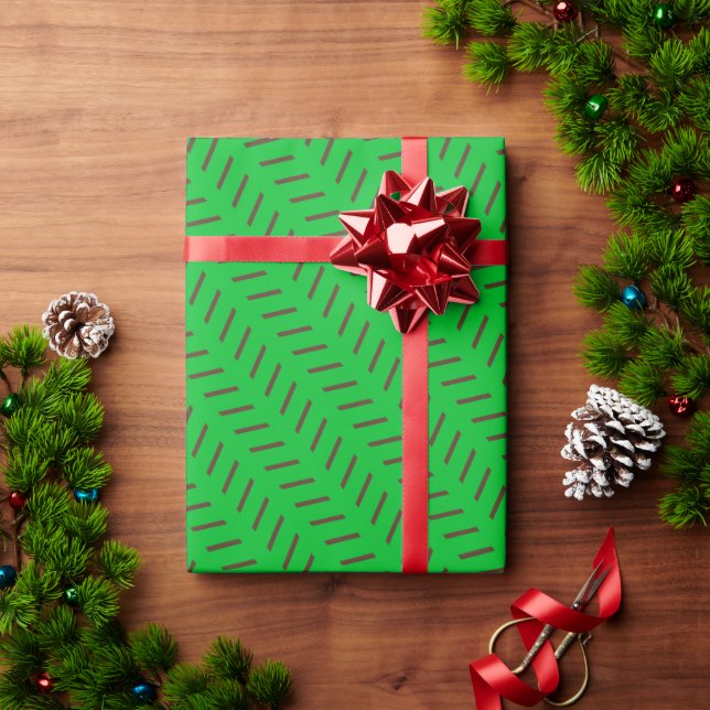 Cute Artistic Vintage Cheerful Gift Wrap (Holiday Gift)