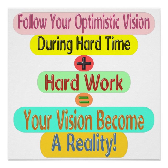 Cute Artwork Design About "Success Formula" Buy Poster (Front)