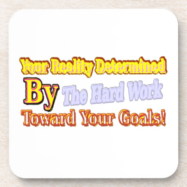 Cute Artwork Design About "Your Reality". Buy Coaster (Front)