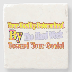 Cute Artwork Design About "Your Reality". Buy Stone Coaster