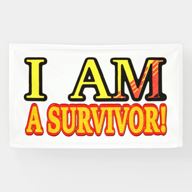 Cute Artwork Design "SURVIVOR". Buy Now Banner (Horizontal)