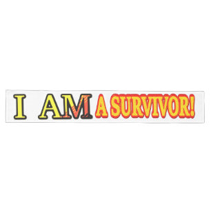 Cute Artwork Design "SURVIVOR". Buy Now Long Table Runner