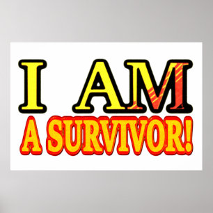 Cute Artwork Design "SURVIVOR". Buy Now Poster