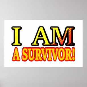Cute Artwork Design "SURVIVOR". Buy Now Poster