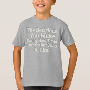 Cute Artwork Design " Your Quality In Life!" Buy T-Shirt