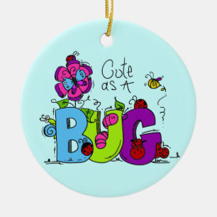 Cute as a Bug Ceramic Tree Decoration