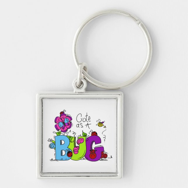 Cute as a Bug Key Ring (Front)