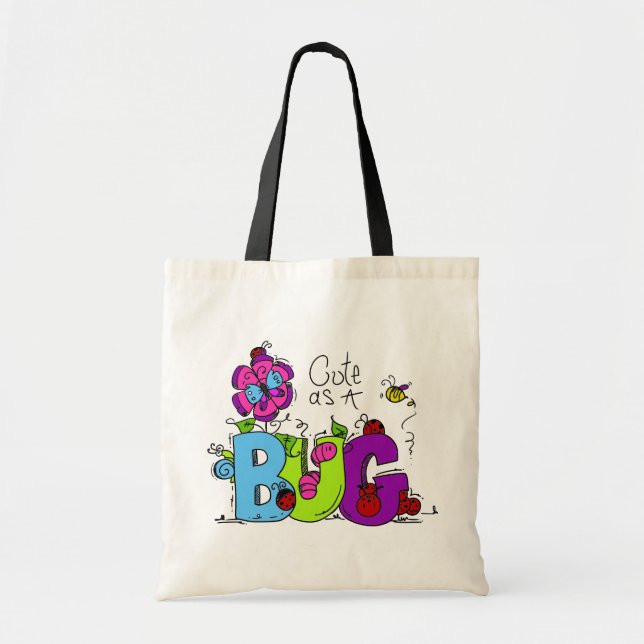 Cute as a Bug Tote Bag (Front)