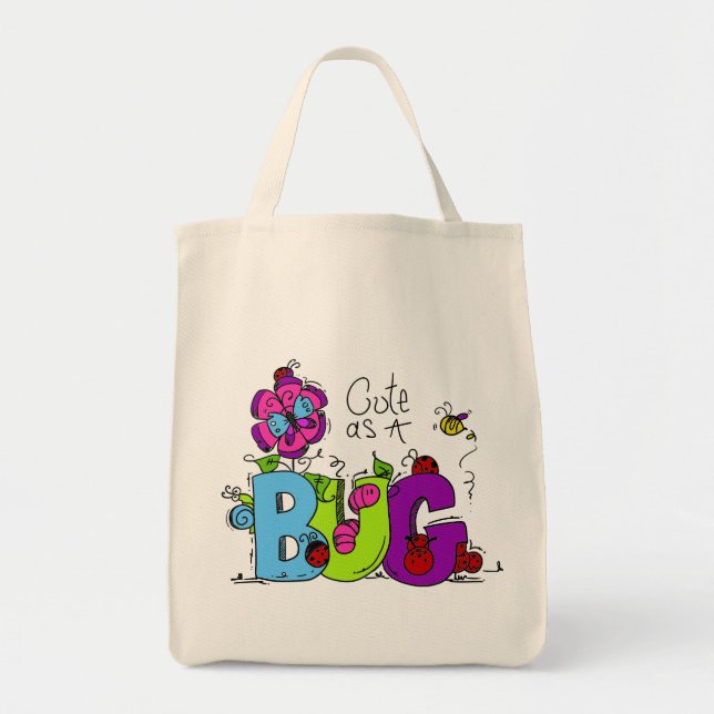 Cute as a Bug Tote Bag (Front)