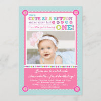Cute as a Button First Birthday (Photo)