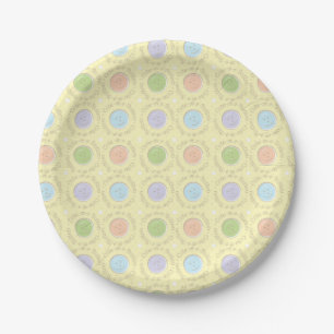 Cute-as-a-Button Paper Plate