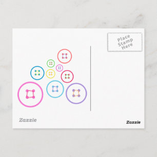 Cute as a Button Postcard